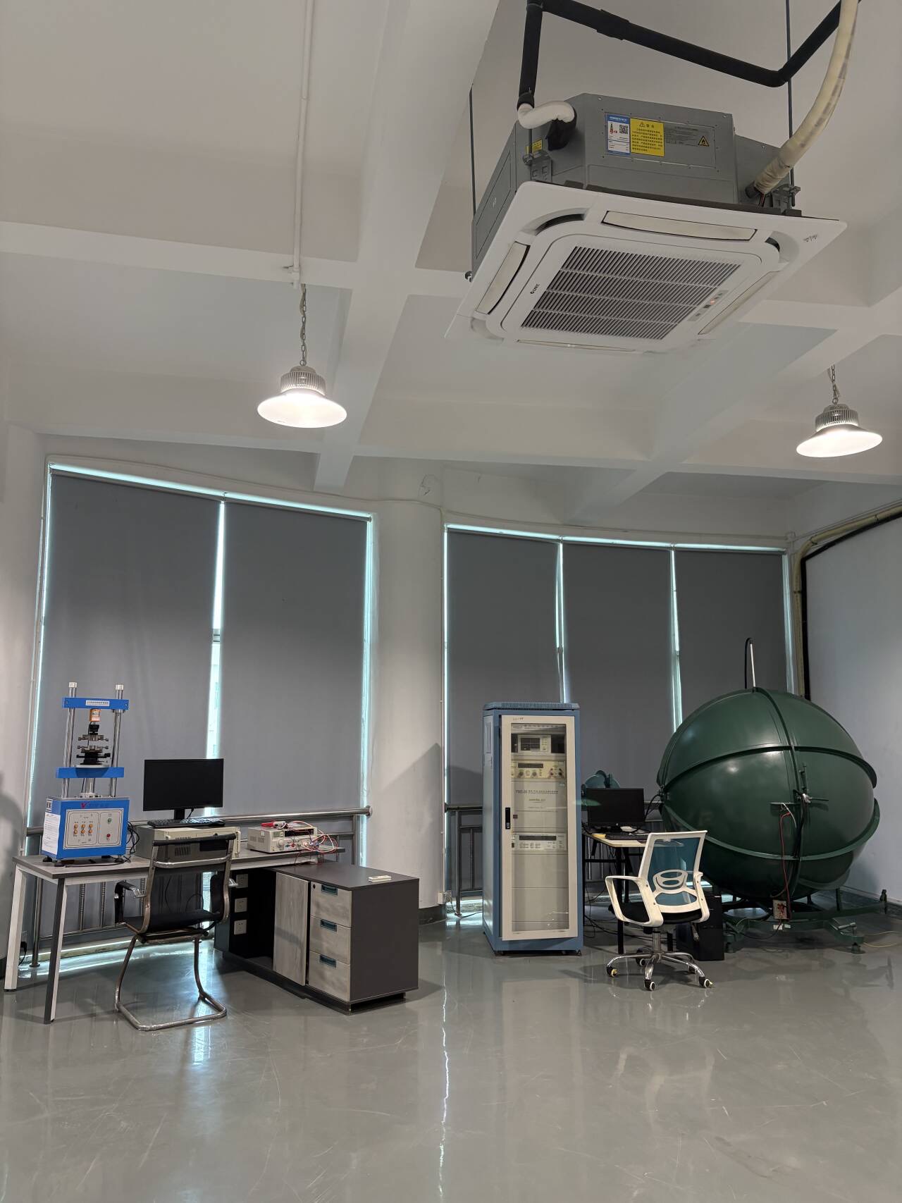Group optical and electrical verification area