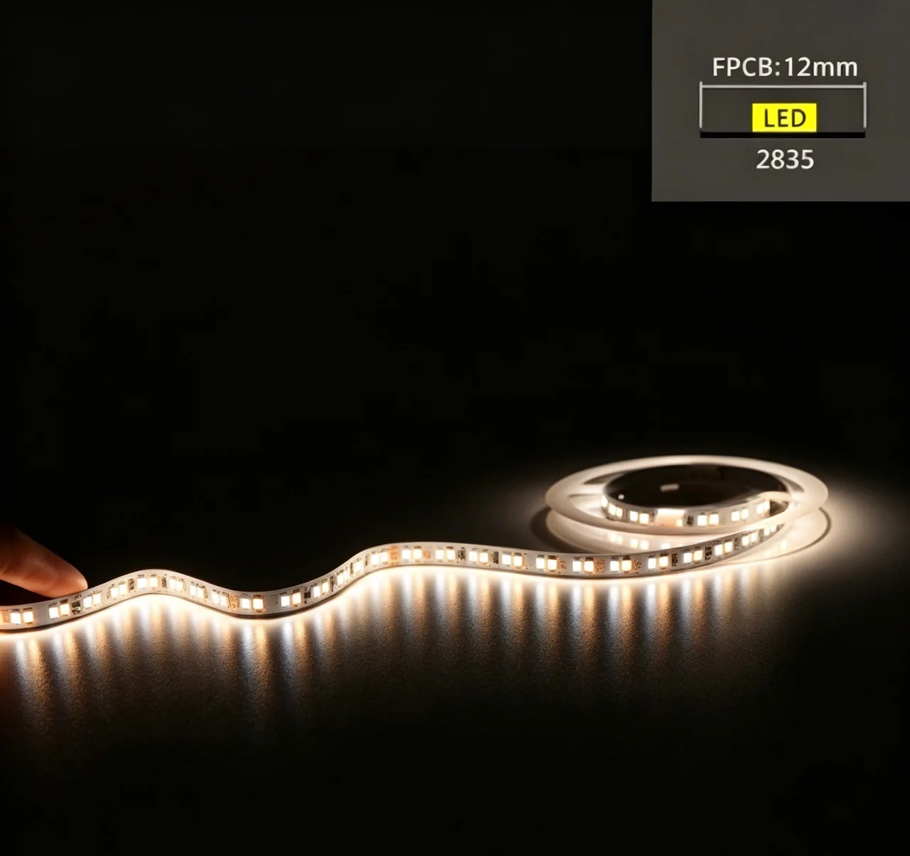 2835 · W12 · 120 bare LED strip product image