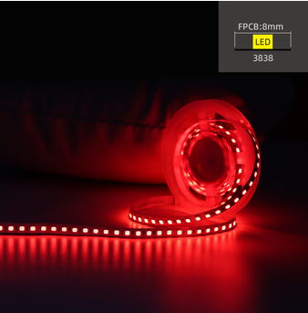 3838 · W8 · 120 bare LED strip product image