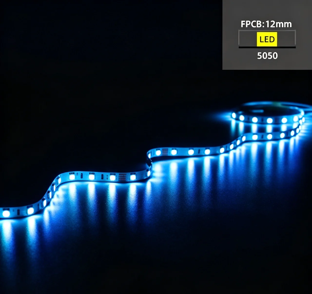5050 · W12 · 96 bare LED strip product image