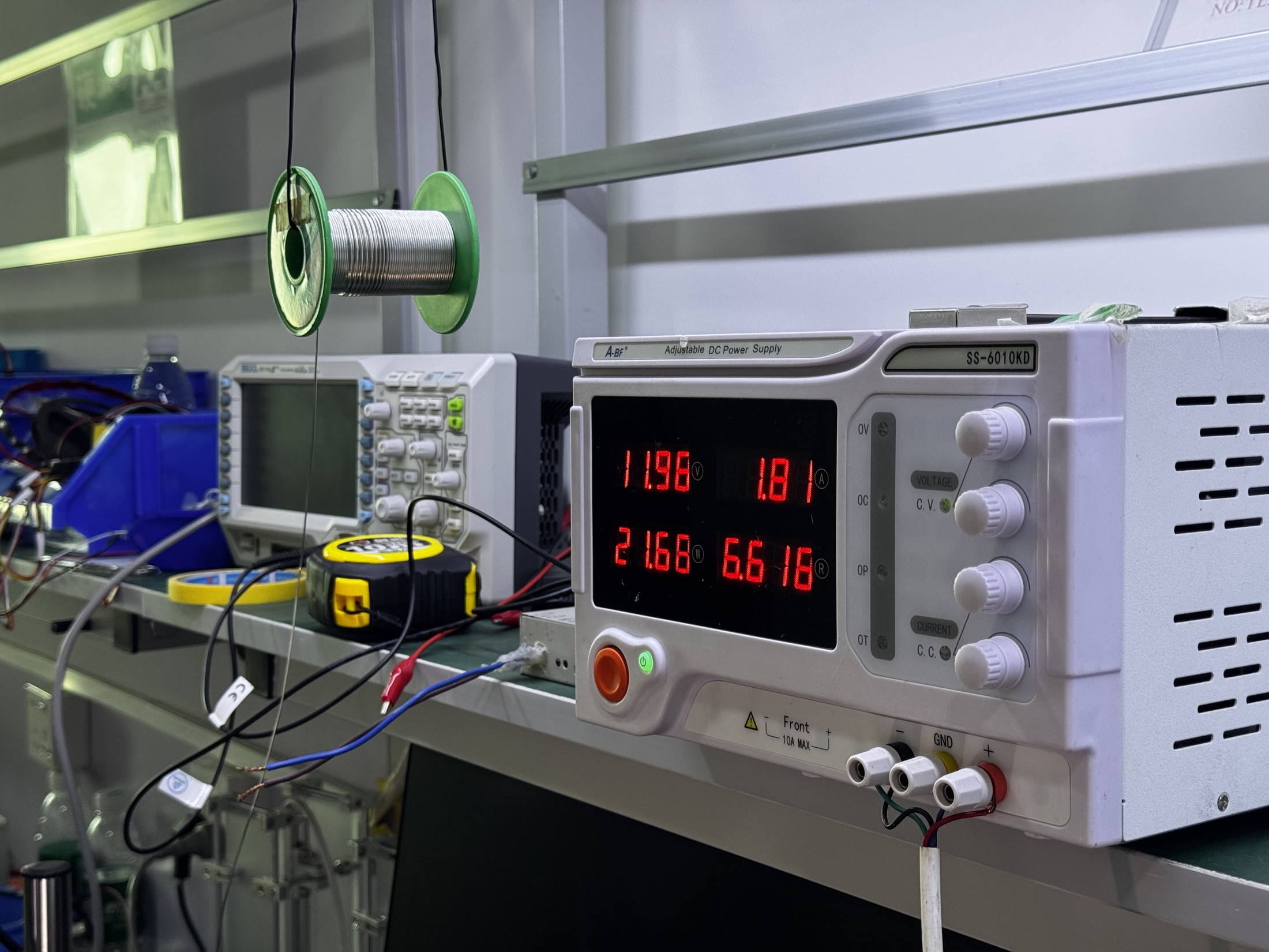 Electrical verification instruments at the group R&D facility